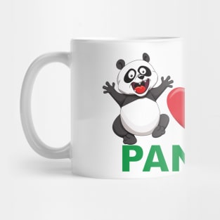 I Heart Pandas Mug